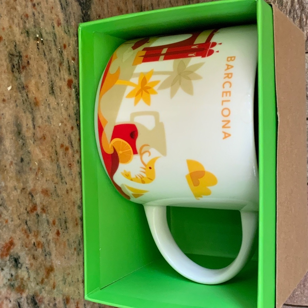 Starbucks Barcelona Mug “You Are Here” collection NIB